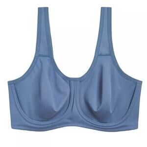 Wacoal Simone Sport High-Impact Underwire Bra 855170 36C Cornet Blue